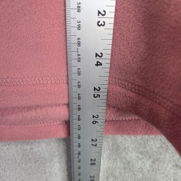 Womens Calvin Klein Performance Pink Fleece Full Zip Jacket Polyester Size 1X - Picture 6 of 7